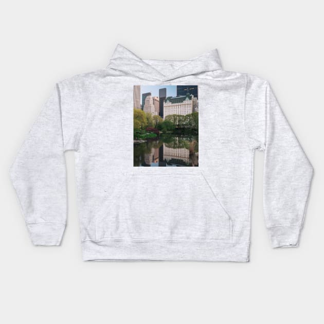 Central Park 9 Kids Hoodie by igjustin